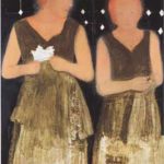 o. T., 2005, Acryl auf Leinwand, 180 X 90 cm