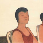 Mutter und Tochter, 2004, Acryl auf Leinwand, 100 X 150 cm